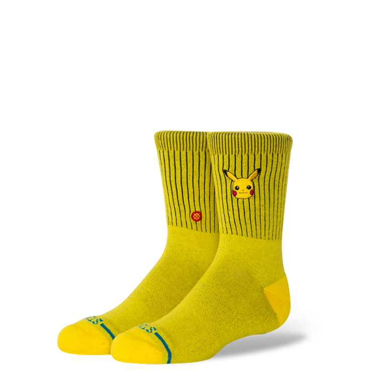 Stance Stance Kids Pikachu Crew | Yellow