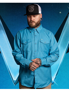 Dixxon DIXXON WEEZER FLANNEL BLUE