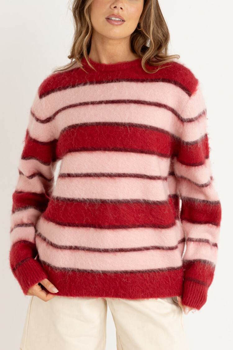 Rhythm Cherie Oversized Knit|Cherry