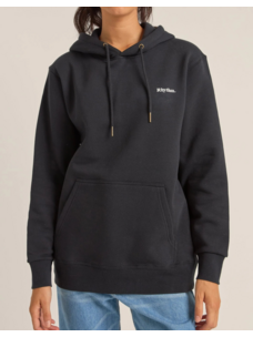 Rhythm Logo Boyfriend Fleece Hood|BLK