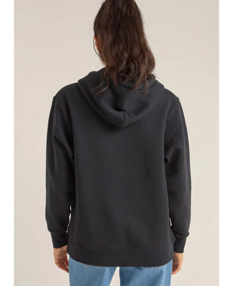 Rhythm Logo Boyfriend Fleece Hood|BLK
