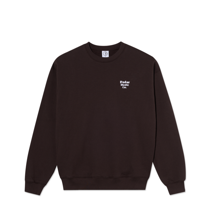Polar Polar Dave Crewneck - New Sport | Chocolate