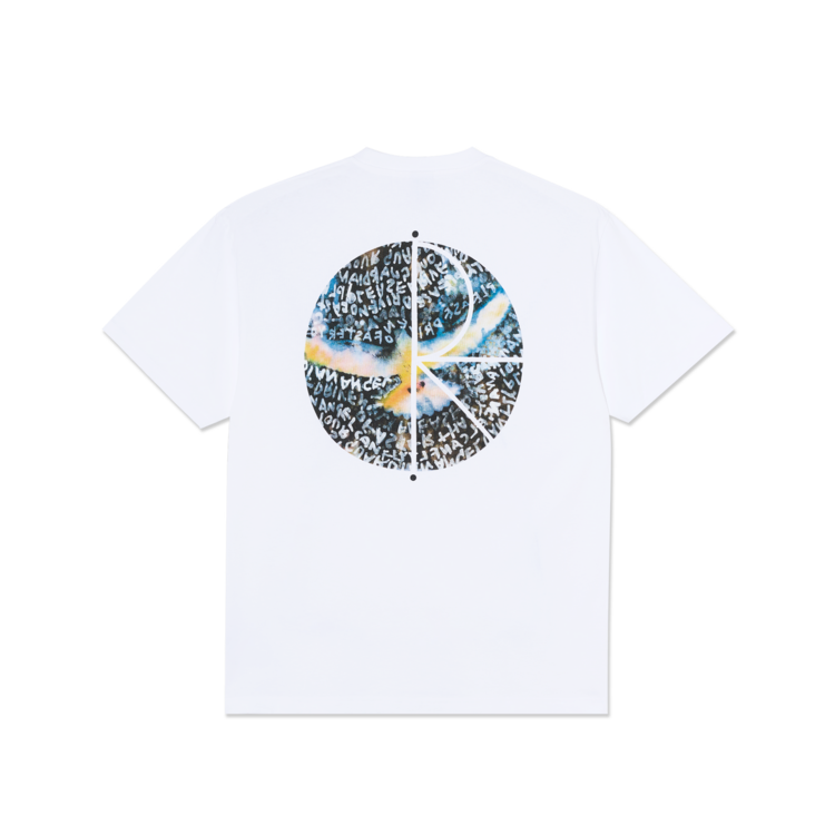 Polar Fill Logo Tee Searching for Peace | White