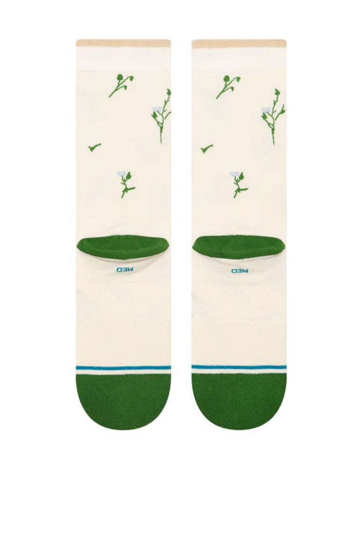 Stance Stance Wildflower Crew Sock | Ivory