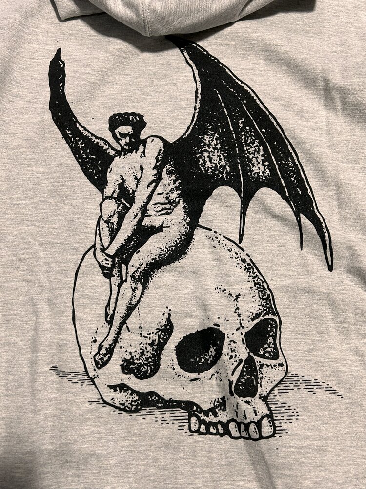 Welcome Nephilim Grey Hoodie | Heather Grey