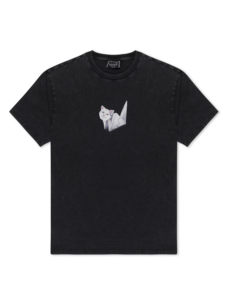 Ripndip T-Shirt Origami | Black Vntg Wash