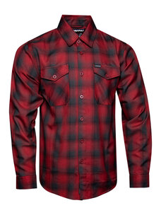 Dixxon Rioja Flannel | Red/Grey