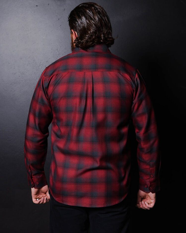 Dixxon Dixxon Rioja Flannel | Red/Grey