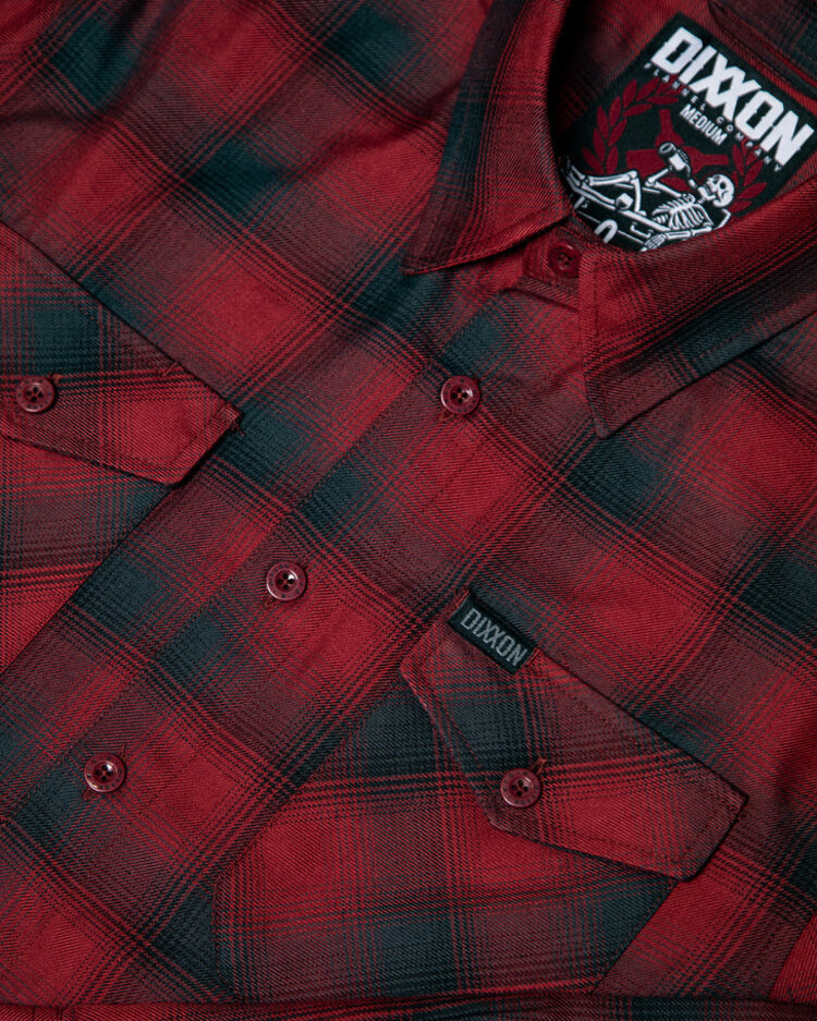 Dixxon Dixxon Rioja Flannel | Red/Grey