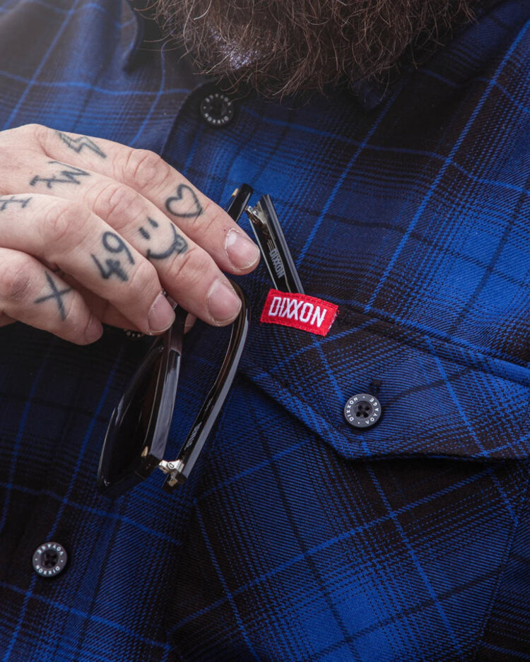 Dixxon Dixxon The Voyage Flannel | Blue/Black