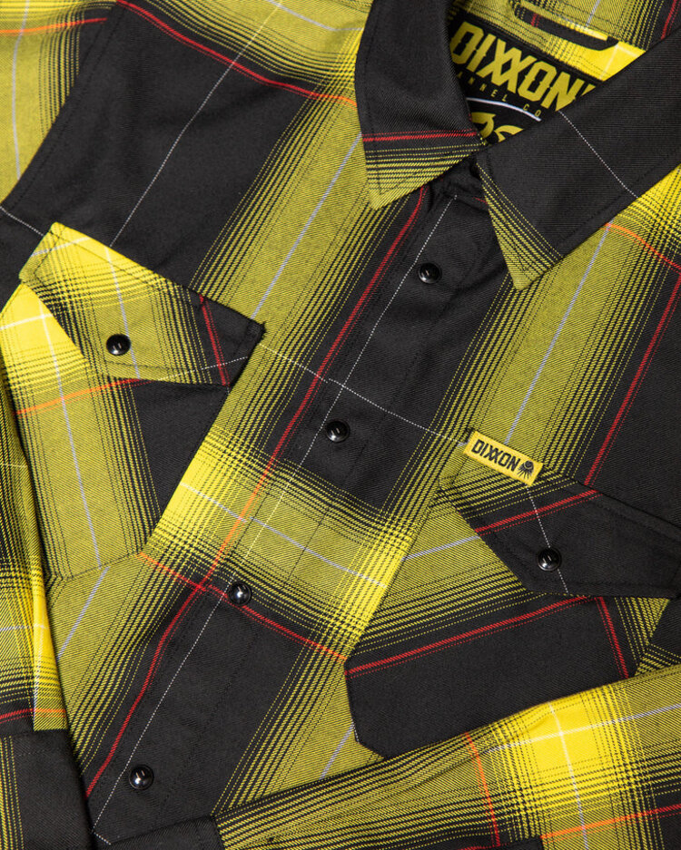 Dixxon Christian Hosoi Flannel | Yellow/Black
