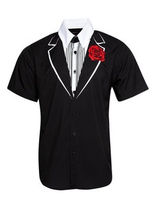 Dixxon Dixxon Tuxedo Party Shirt