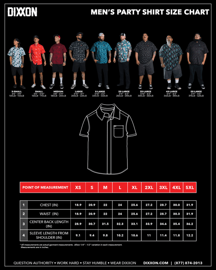 Dixxon Dixxon Tuxedo Party Shirt