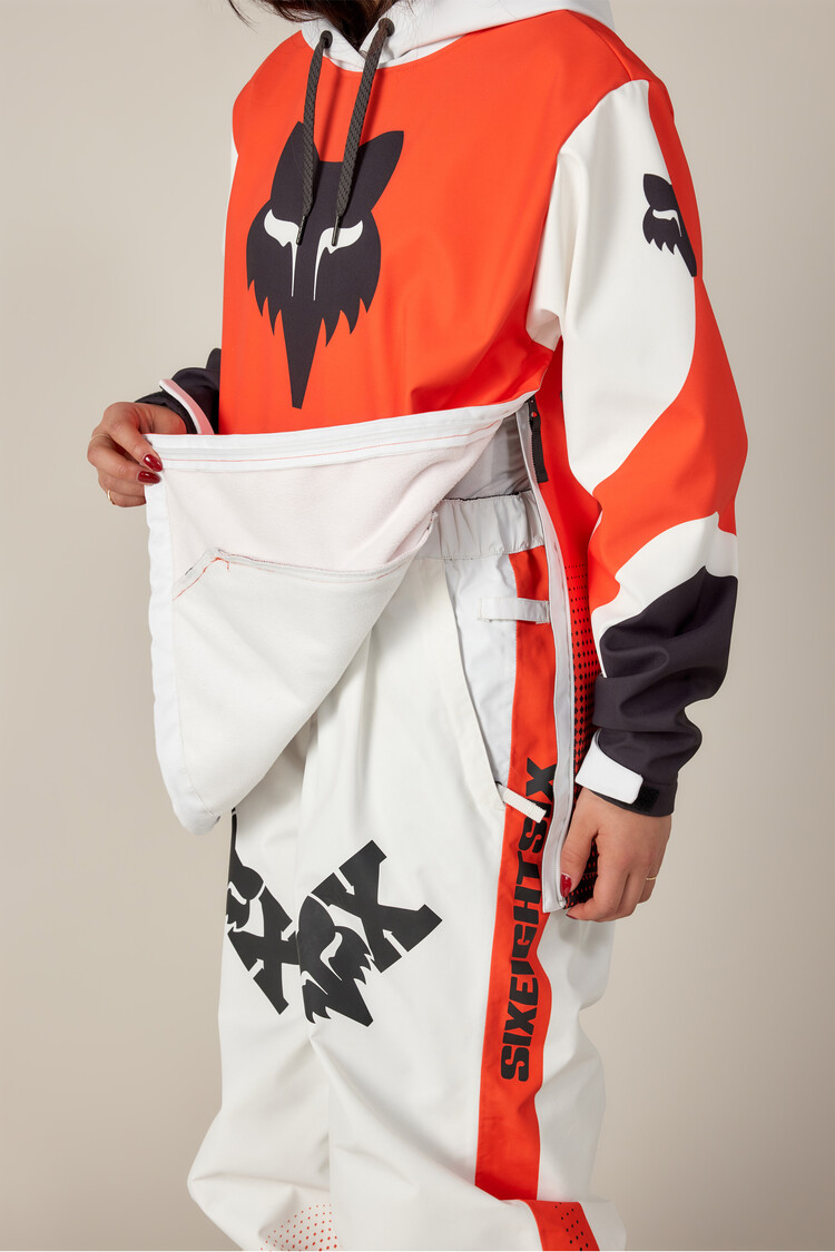 686 Technical Apparel 686 Fox Racing Womens 97 WP Hoody | Fox Flare Colorblock