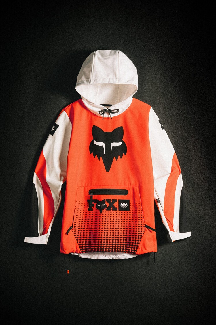 686 Technical Apparel Women's Fox Racing Women's 97 WP Hoody | Fox Flare Colorblock