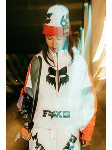 686 Technical Apparel Women's 686 Fox Racing Women's Anorak | Fox Flare Colorblock