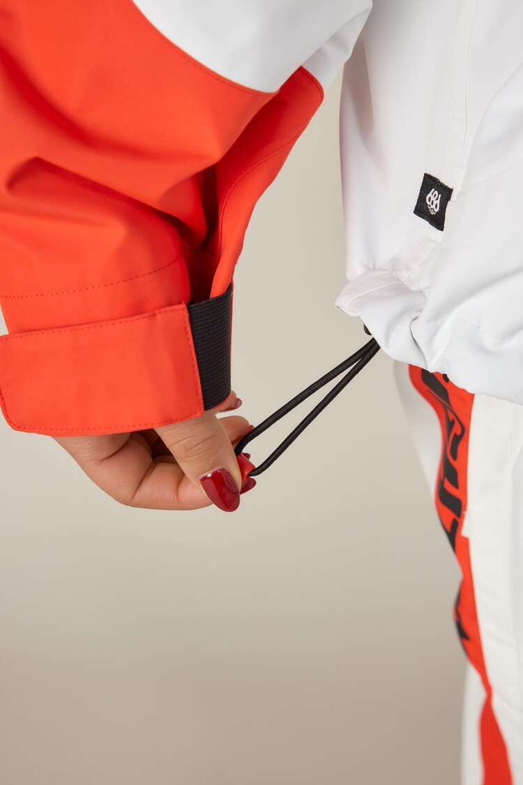 686 Technical Apparel Women's 686 Fox Racing Women's Anorak | Fox Flare Colorblock