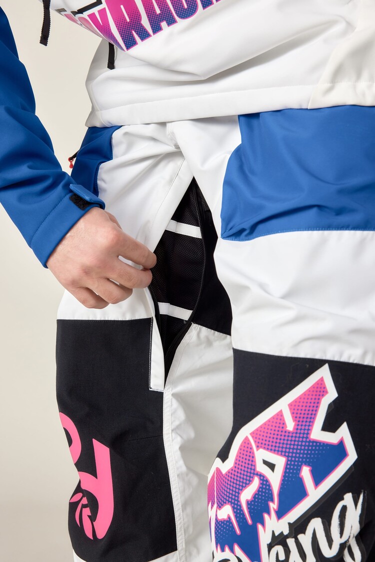 686 Technical Apparel 686 Fox Racing Shell Pant | Fox White Colorblock
