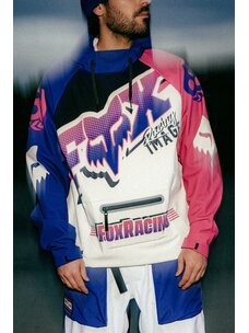 686 Technical Apparel 686 Fox Racing Shell Anorak | Fox White Colorblock