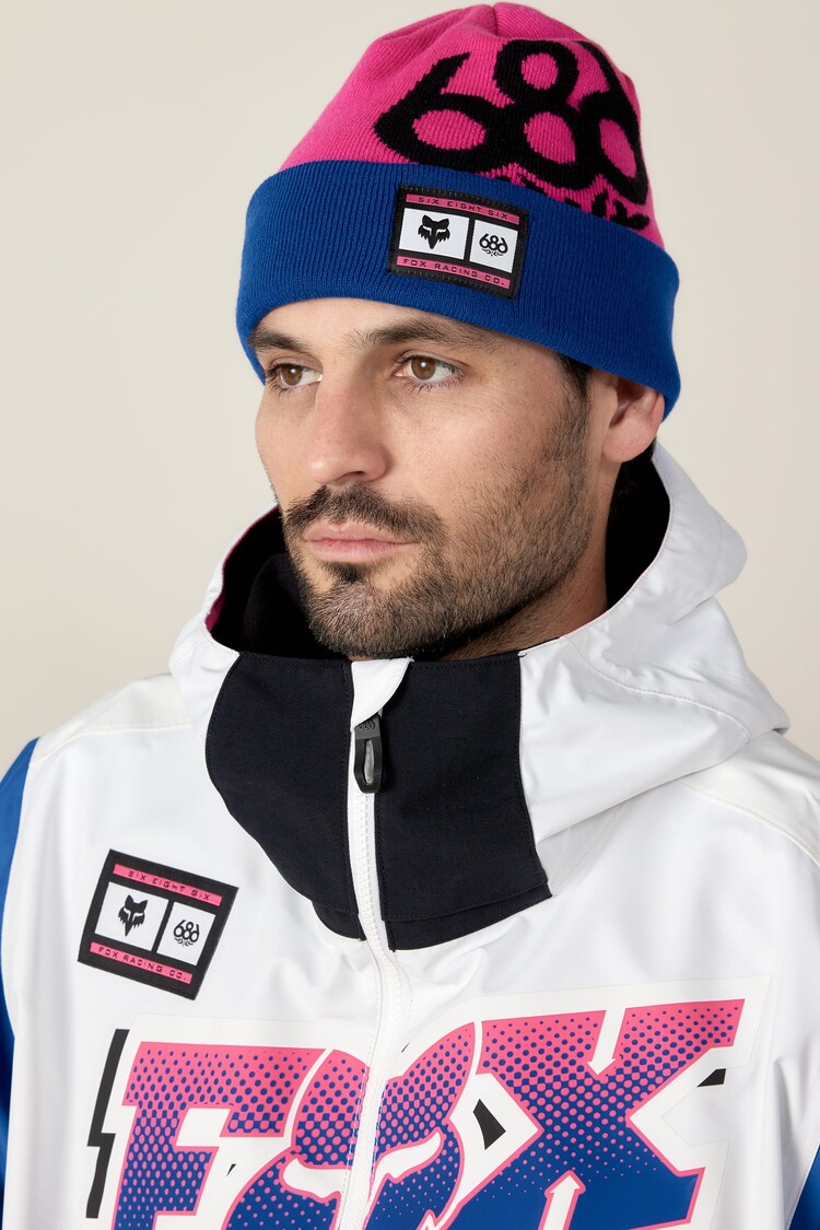 686 Technical Apparel 686 Fox Racing Cuff Beanie | Fox Purple