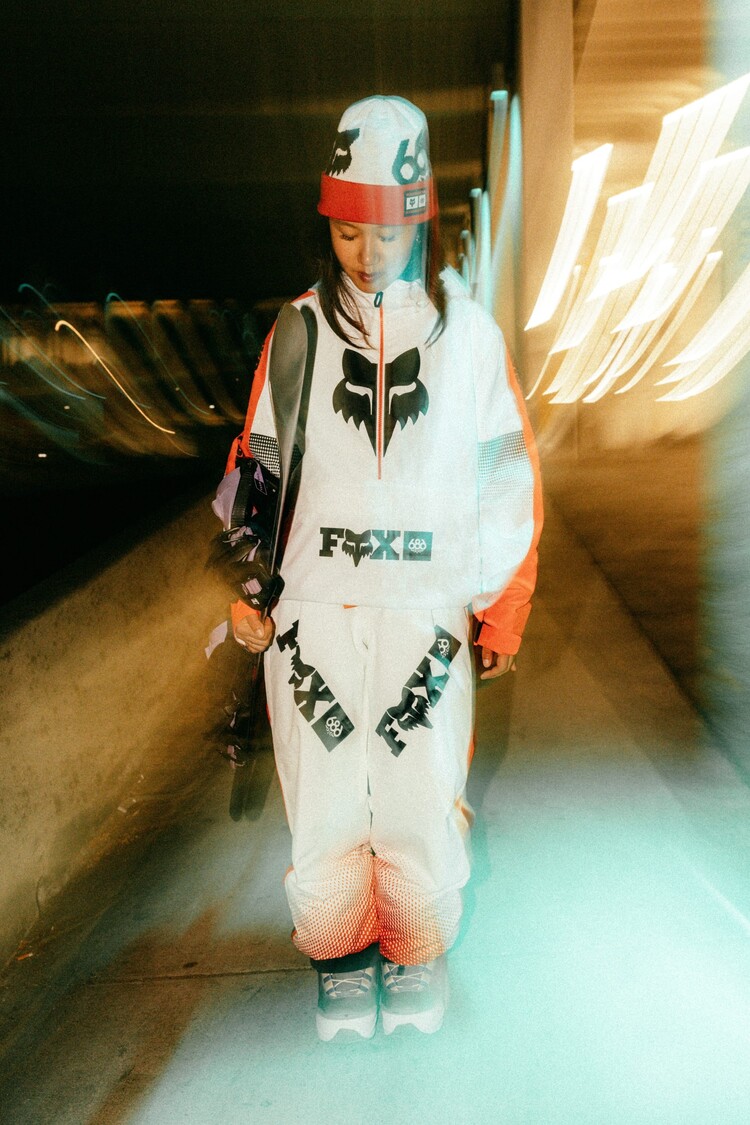 686 Technical Apparel 686 Fox Racing Cuff Beanie | Flare Colorblock