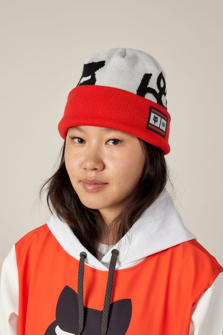 686 Technical Apparel 686 Fox Racing Cuff Beanie | Flare Colorblock