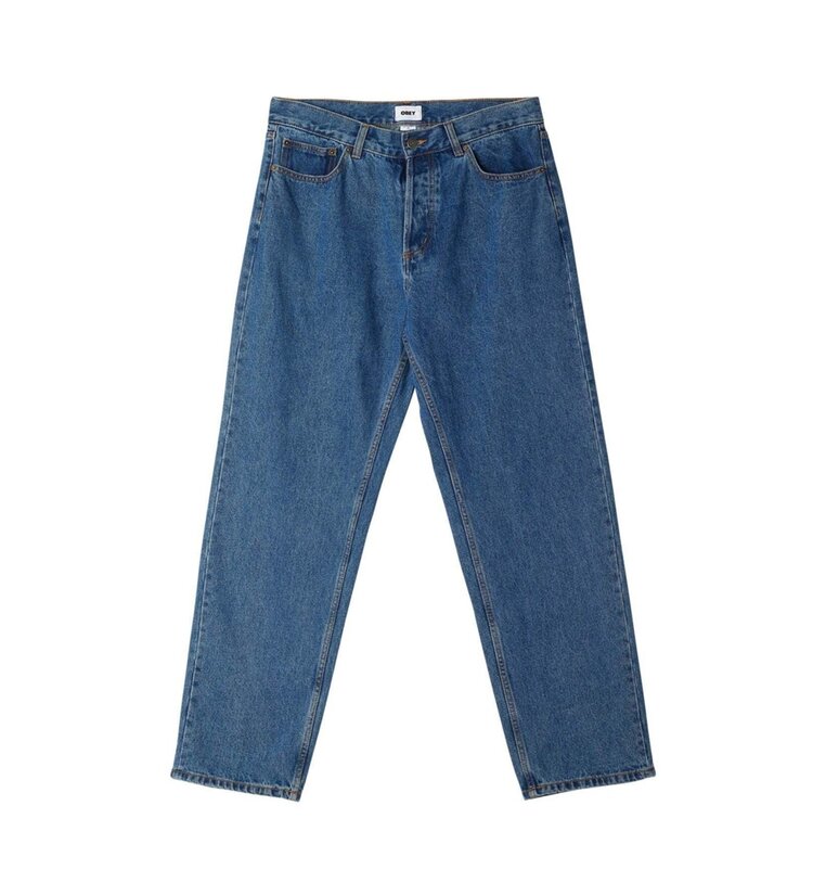 Obey Hardwork Denim | Stonewash Indigo