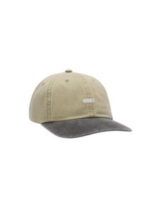 Obey 2 Tone Bold 6 Panel Strapback | Pigment Khaki