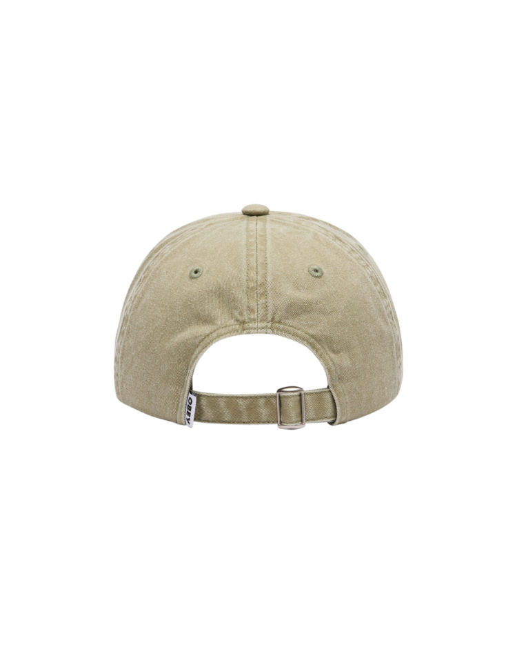 Obey 2 Tone Bold 6 Panel Strapback | Pigment Khaki