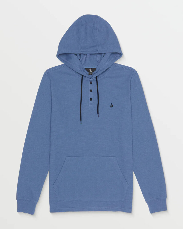 Volcom Murph Thermal Long Sleeve Shirt | Blue Wash