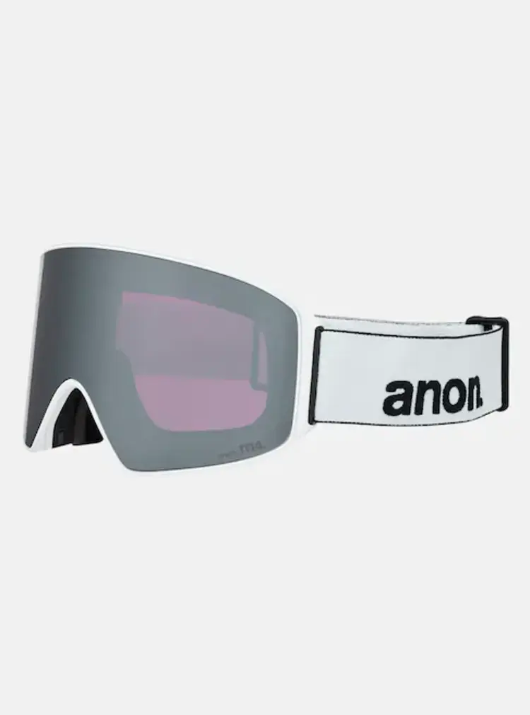Anon M4 Goggles Cylindrical Bonus Lens MFI Face Mask | White / Perceive Sunny Onyx