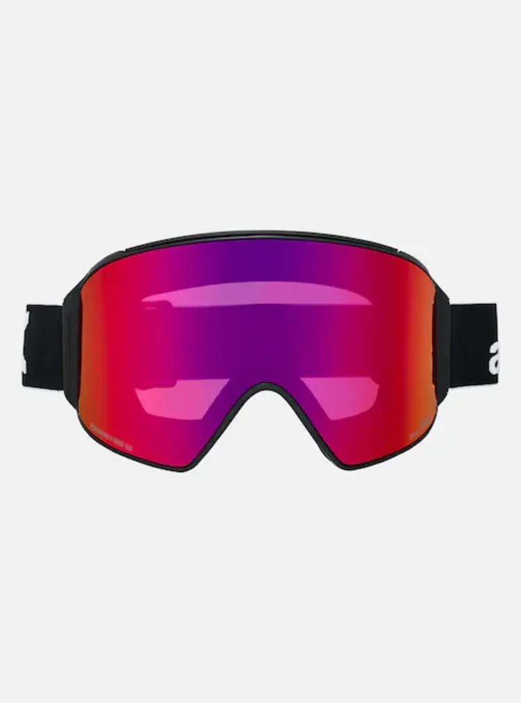 Anon M4 Goggles Cylindrical Bonus Lens MFI Face Mask | Black / Perceive Sunny Red
