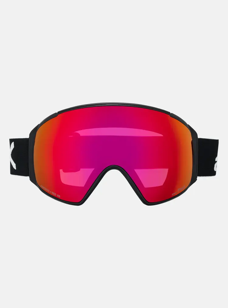 Anon Anon M4S Goggles Toric Bonus Lens  MFI Face Mask | Black/Perceive Sunny Red