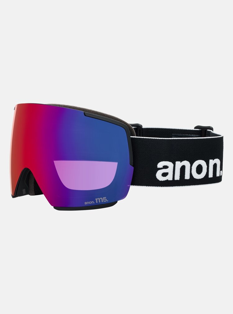 Anon Anon M5 + Bonus Lens + Mfi Face Mask | Black/Perceive Sunny Red