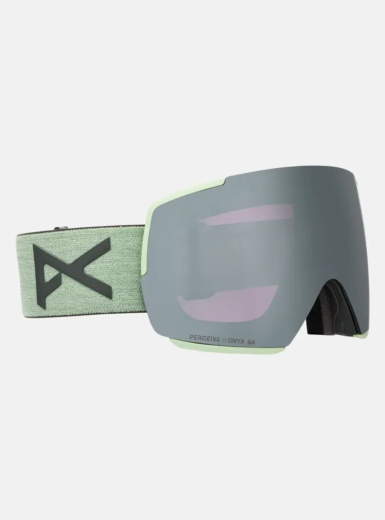Anon M5 Goggles Bonus Lens MFI Face Mask | Soft Sage / Perceive Sunny Onyx