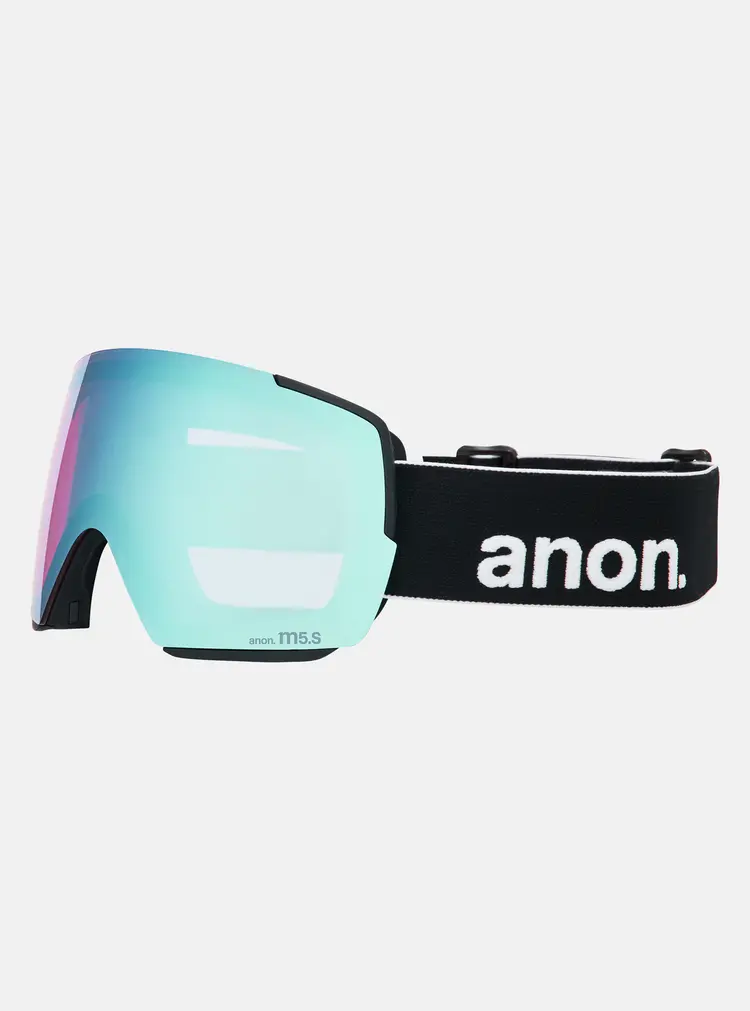 Anon Anon M5S Goggles Cylindrical Bonus Lens  MFI Face Mask | Black/Perceive Variable Blue