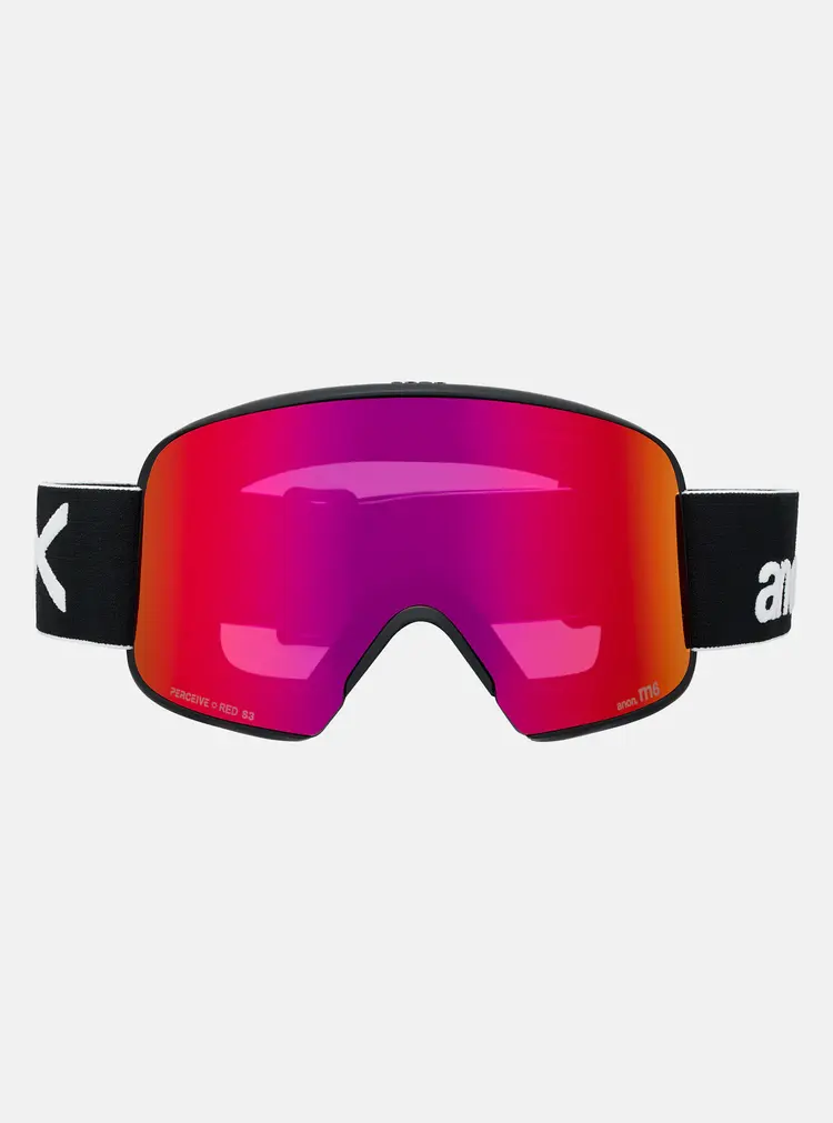 Anon M6 Goggles | Black/Perceive Sunny Red