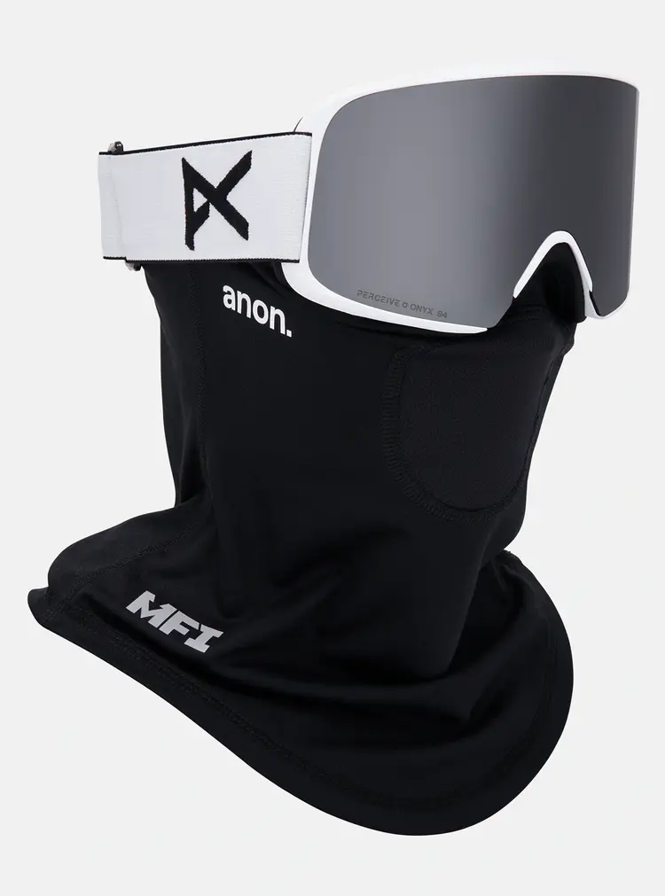 Anon M6 Goggles | White/Perceive Sunny Onyx