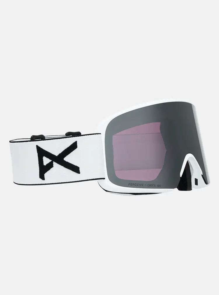 Anon M6 Goggles | White/Perceive Sunny Onyx