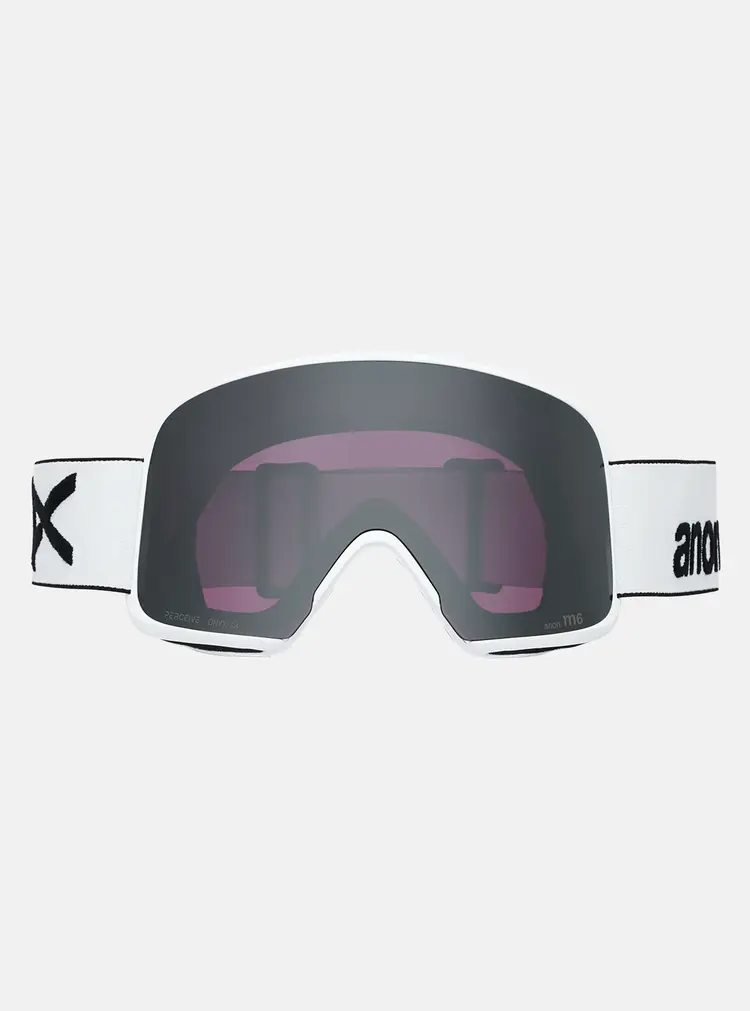 Anon M6 Goggles | White/Perceive Sunny Onyx