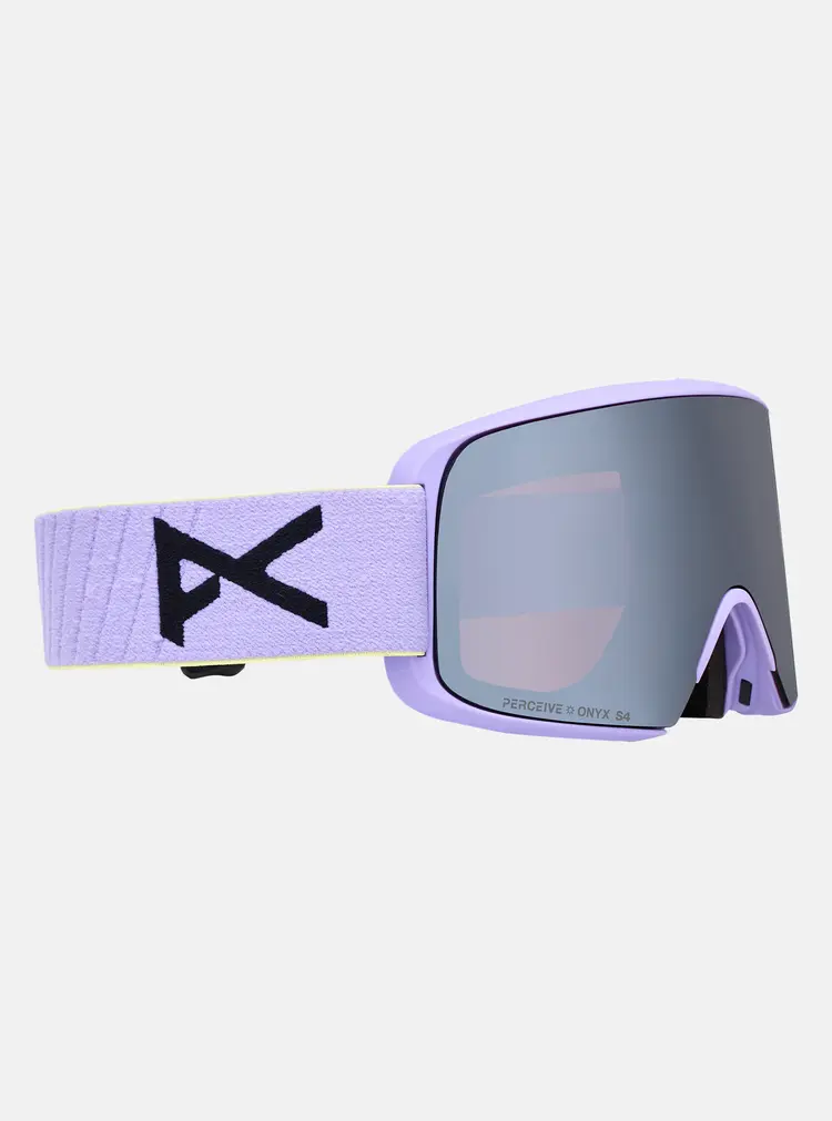 Anon M6S Goggles Cylindrical Bonus Lens MFI Face Mask | Hyper Lilac/Perceive Sunny Onyx