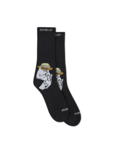 Ripndip Ripndip High Socks Nermal S Thompson | Black Heather