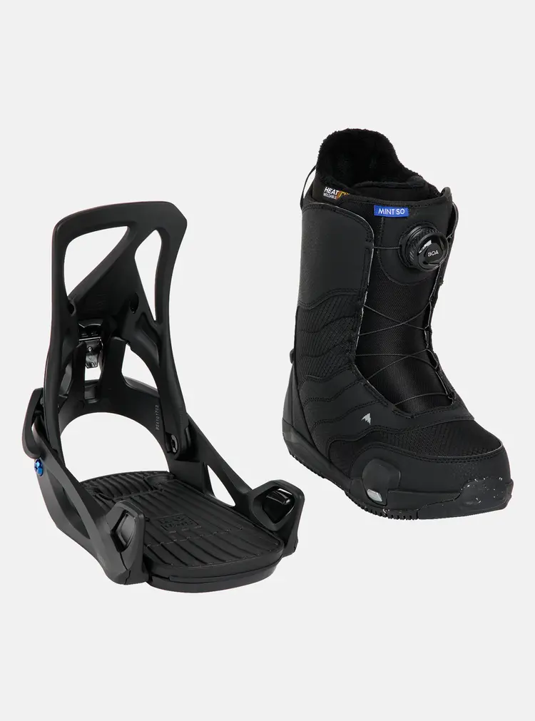 Burton Women's Step On Snowboard Boots & Binding Package | Black