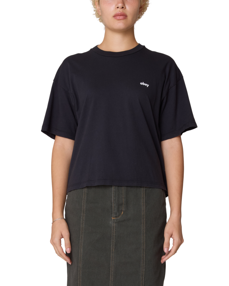 Obey Obey Take Your Time Womens Tee | Black