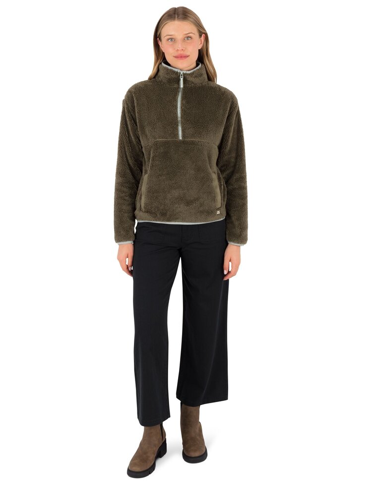 Hurley HURLEY SCOUT POLAR FLEECE ANORAK OLIVE