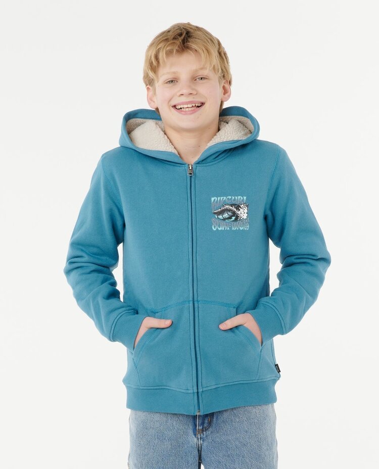 Rip Curl Rip Curl Haze & Tube Lined Z/T Hood-Boy | Storm Blue