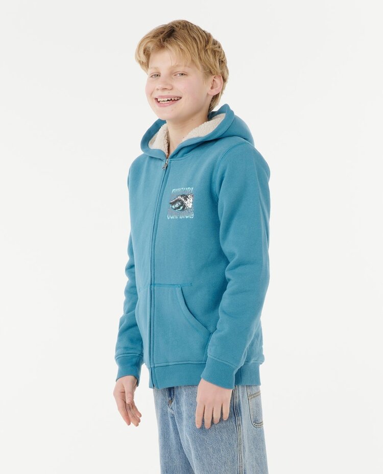 Rip Curl Rip Curl Haze & Tube Lined Z/T Hood-Boy | Storm Blue