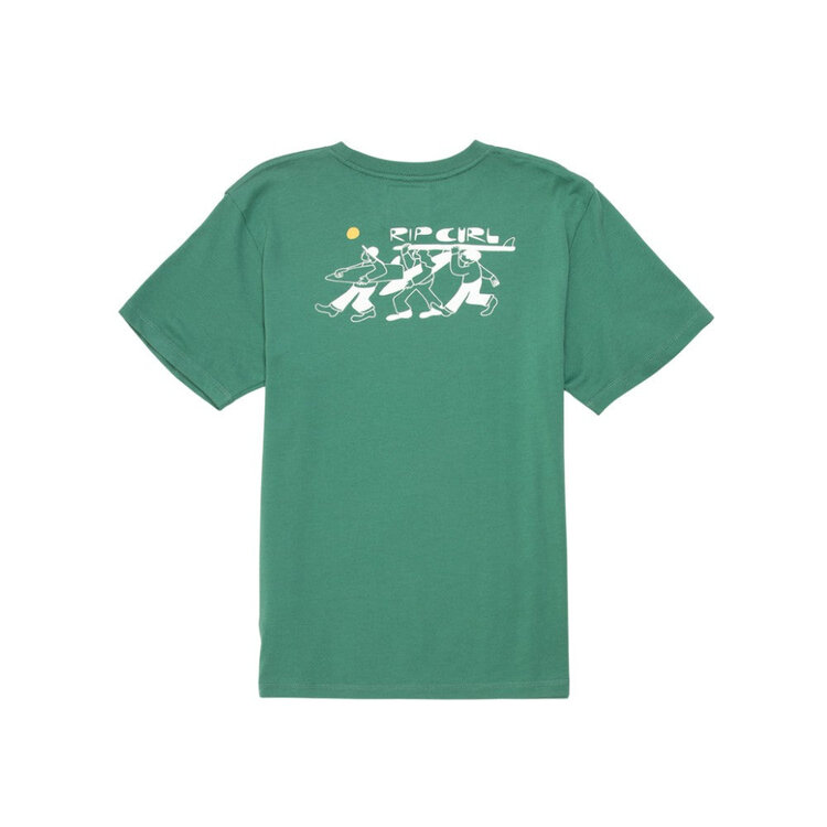 Rip Curl Aots Ty Dudes Tee-Boy | Leaf Green