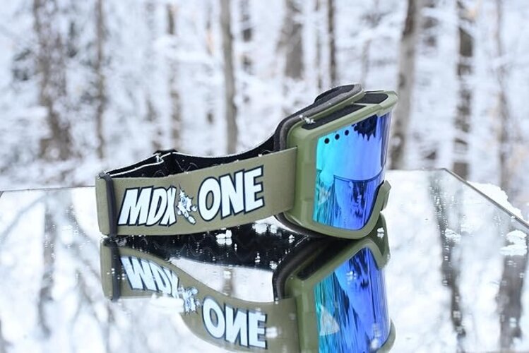 MDXONE Kids' Ski Goggles Anti UV | Olive