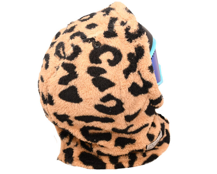 MDXONE Kids' Over The Helmet Balaclava Soft Plush | Cheeta
